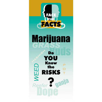 Face the Facts Drug Prevention Pamphlet   Marijuana 25 pack