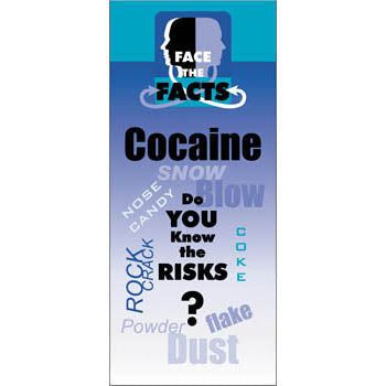 Face the Facts Drug Prevention Pamphlet   Cocaine 25 pack