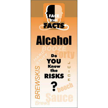 Face the Facts Drug Prevention Pamphlet   Alcohol 25 pack
