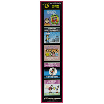 The Top 10 Ways to Have a Bright Future Bookmark 100 pack