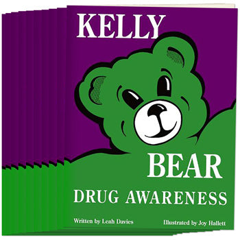 Kelly Bear Drug Awareness Book, (Set of 10)