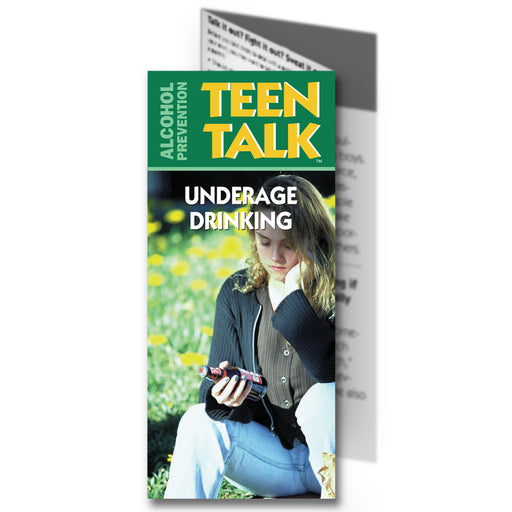 TeenTalk: (25 pack) Underage Drinking Pamphlet