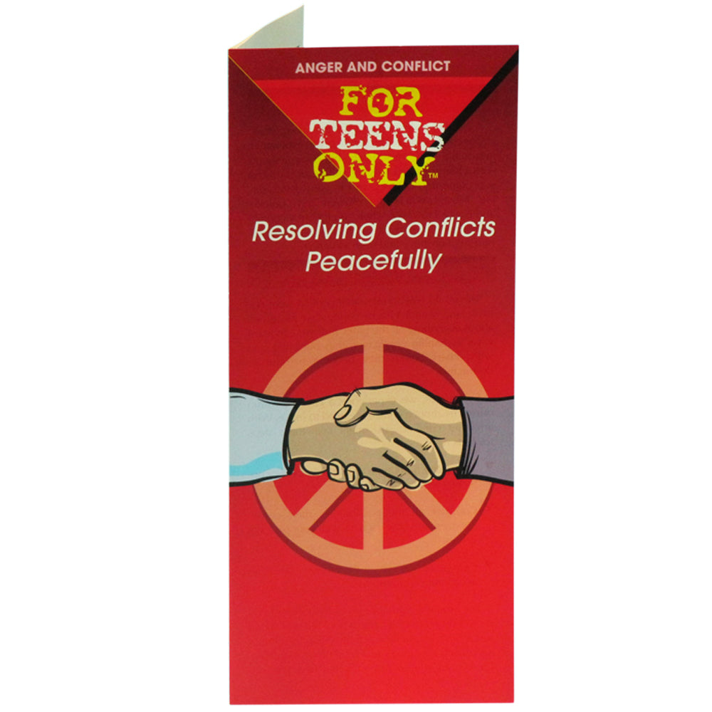 For Teens Only Pamphlet: (25 pack) Resolving Conflicts Peacefully