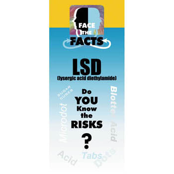 Face the Facts Drug Prevention Pamphlet   LSD 25 pack