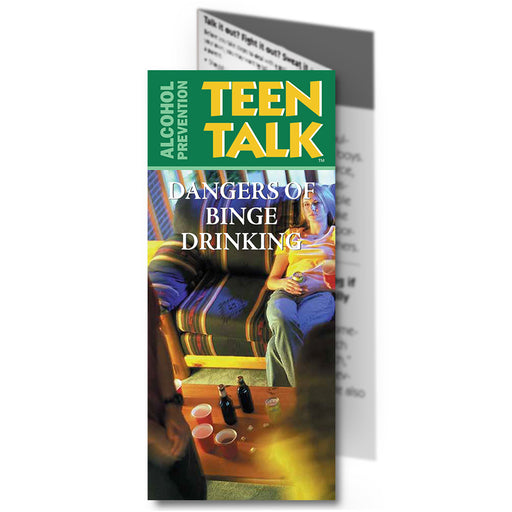 TeenTalk: (25 pack) Dangers of Binge Drinking Pamphlet
