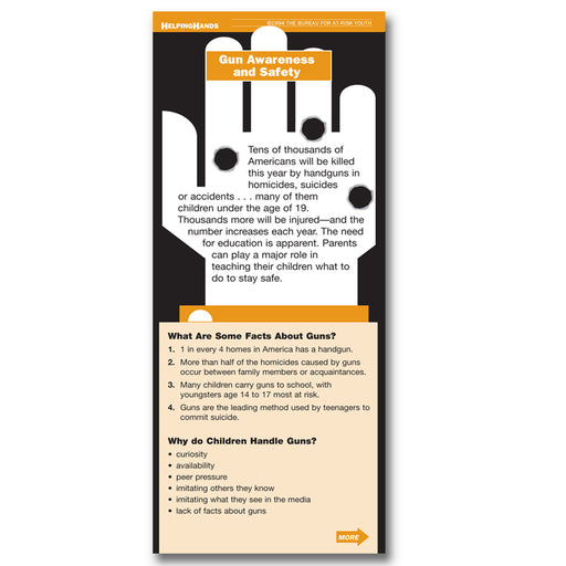 Helping Hands Card: (25 pack) Gun Awareness and Safety