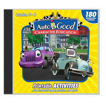 Auto B Good Activity CD, Volumes 1-12   Grades 3-4