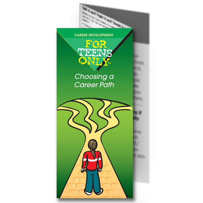 For Teens Only Pamphlet: (25 pack) Choosing a Career Path