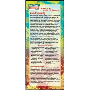 Smart Teen Minute Card: (50 pack) What You Need to Know... About Smoking 