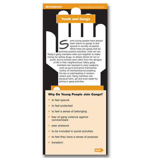 Helping Hands Card: (25 pack) Youth and Gangs