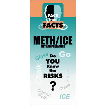 Face the Facts Drug Prevention Pamphlet  Methamphetamines 25 pack