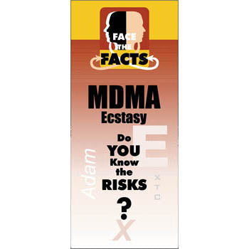 Face the Facts Drug Prevention Pamphlet   MDMA/Ecstasy 25 pack