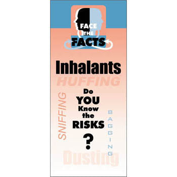 Face the Facts Drug Prevention Pamphlet   Inhalants 25 pack