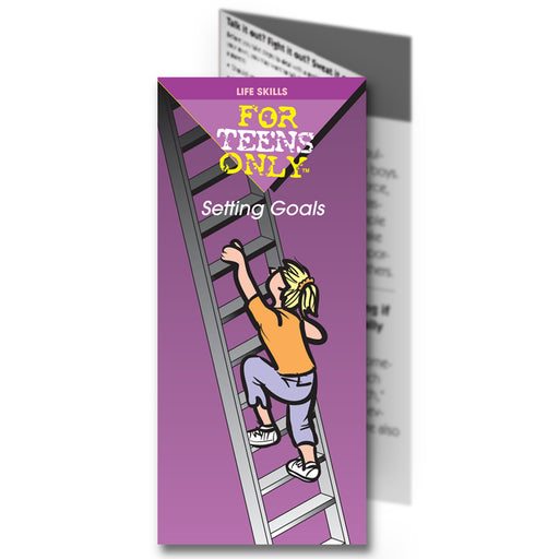 For Teens Only Pamphlet: (25 pack) Setting Goals